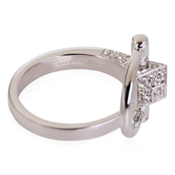 120677 box df8cab8b b98a 40ca 87f5 bd64d0af4087 Gucci Chiodo Horsebit Diamond Ring in 18k White Gold 040 CTW