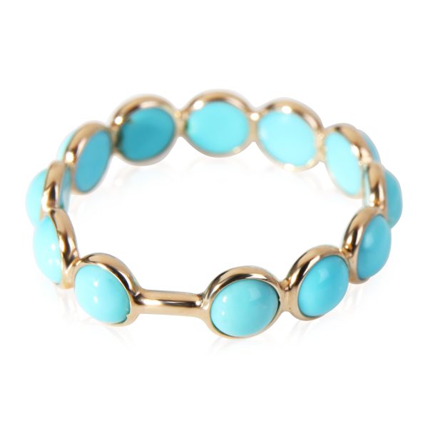 120796 pv Turquoise Bezel Set Ring in 14k Yellow Gold