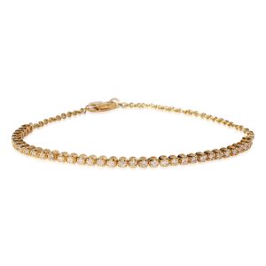 Diamond Bracelet in 14k Yellow Gold 052 CTW Loewe Gate Pocket Shoulder Bag Brown