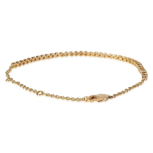 120804 sv Diamond Bracelet in 14k Yellow Gold 051 CTW