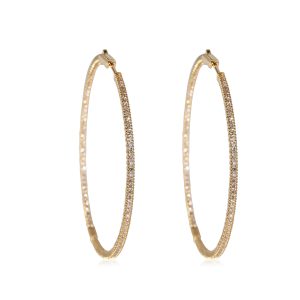 Inside Out Diamond Hoop Earrings in 18k Yellow Gold 209 CTW Saint Laurent 2way Bag Downtown Cabas Leather Black