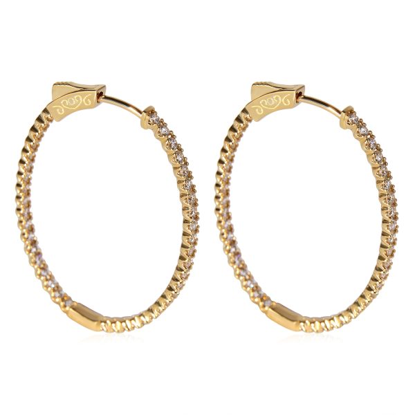 120811 sv 14899705 c75a 4861 8d23 a1b128324746 Diamond Oval Hoop Earring in 18k Yellow Gold 192 CTW