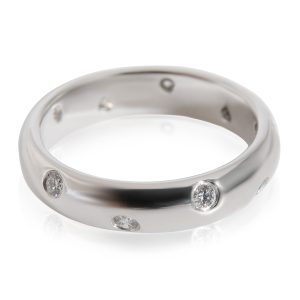 Tiffany Co Etoile Diamond Band in Platinum 025 CTW Cart