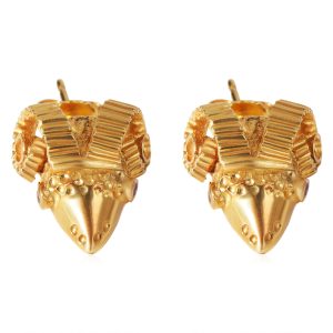 Ilias Lalaounis Rams Head Ruby Earrings in 18k Yellow Gold Coach Mystical Floral Shoulder Bag Pink