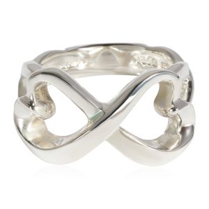 Tiffany Co Paloma Picasso Ring in Sterling Silver Versace Caramel Smooth Leather Virtus Barocco V Small Top Handle