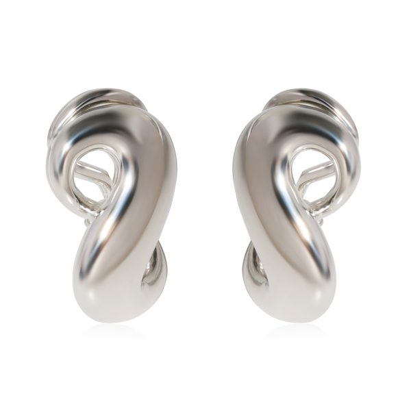 Tiffany Co Infinity Earrings in Sterling Silver Tiffany Co Infinity Earrings in Sterling Silver