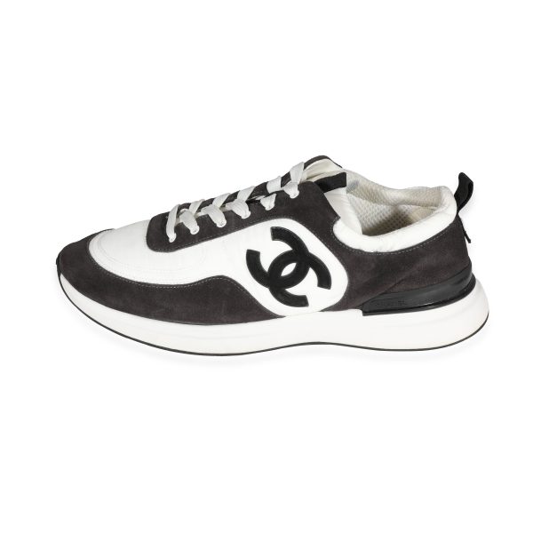 Chanel Chanel Suede Calfskin Sneaker Dark Grey 45 EUR Chanel Chanel Suede Calfskin Sneaker Dark Grey 45 EUR