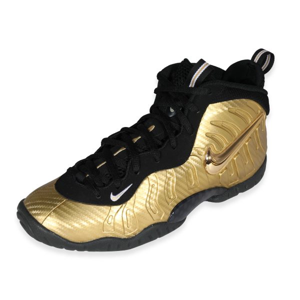 121454 sv Nike Little Posite Pro GS Metallic Gold 7 US