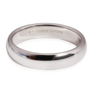 Tiffany Co Tiffany Forever Wedding Band in Platinum Celine Triomphe Coin Case Canvas White