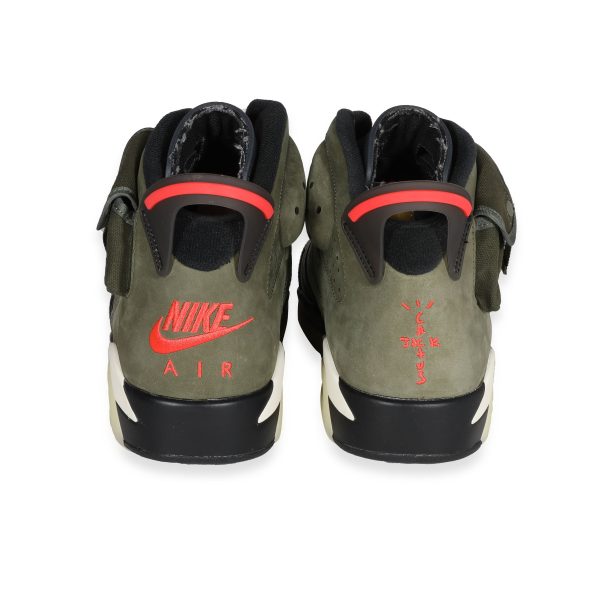 121654 bv Travis Scott x Air Jordan 6 Retro Olive