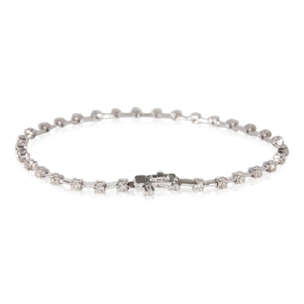 121706 bv Diamond Tennis Bracelet in 18k White Gold 152 CTW