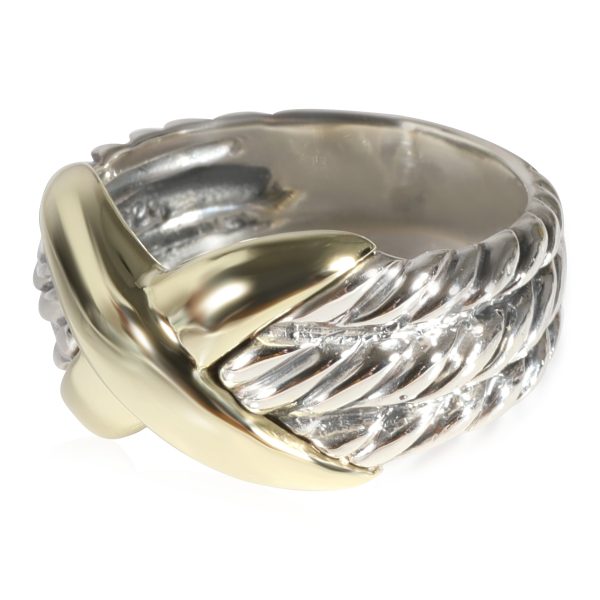 David Yurman David Yurman 3 Row Cable Ring in 14K Yellow GoldSterling Silver