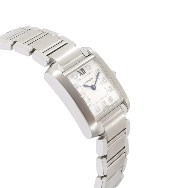 121809 rv Cartier Tank Francaise WE110006 Womens Watch in Stainless Steel