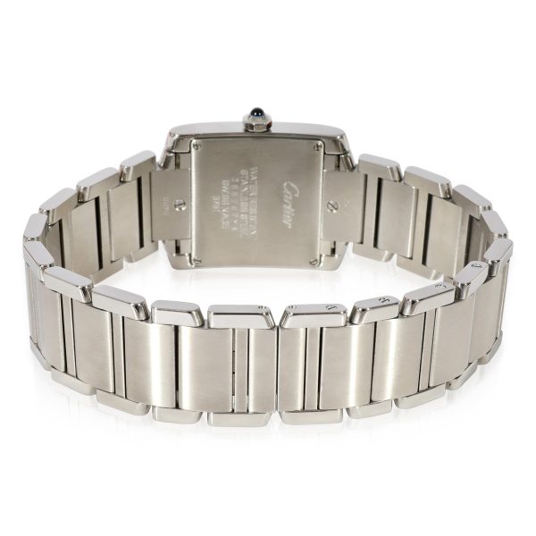 121849 bv Cartier Tank Francaise W4TA0009 Unisex Watch in Stainless Steel