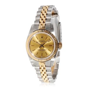 Rolex Oyster Perpetual 76193 Womens Watch in Stainless SteelYellow Gold Louis Vuitton Epi Leather Body Bag Noir Black