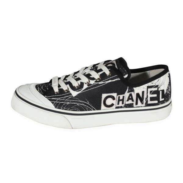 Chanel Wmns Canvas Patchwork Low Top Sneaker Black Chanel Wmns Canvas Patchwork Low Top Sneaker Black