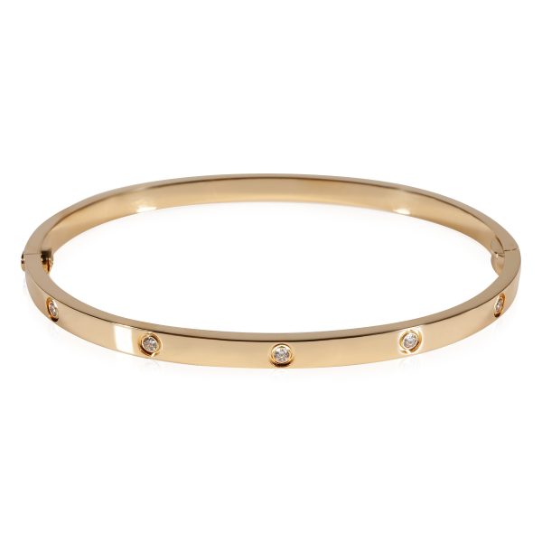 122135 pv Cartier Love Diamond Bracelet in 18k Yellow Gold 021 CTW