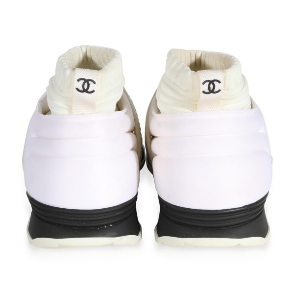 122231 bv b5c2f941 ac77 4186 a465 ff5086140748 Chanel Stretch Fabric Sneaker White