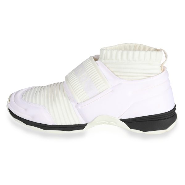 Chanel Stretch Fabric Sneaker White Chanel Stretch Fabric Sneaker White