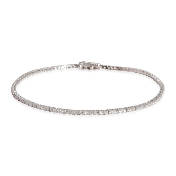 Diamond Micro Tennis Bracelet in 18K White Gold 1 CTW Diamond Micro Tennis Bracelet in 18K White Gold 1 CTW