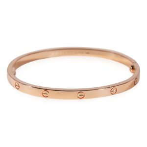 Cartier Love Bracelet in 18K Pink Gold Christian Dior Oblique Patent Saddle Handbag