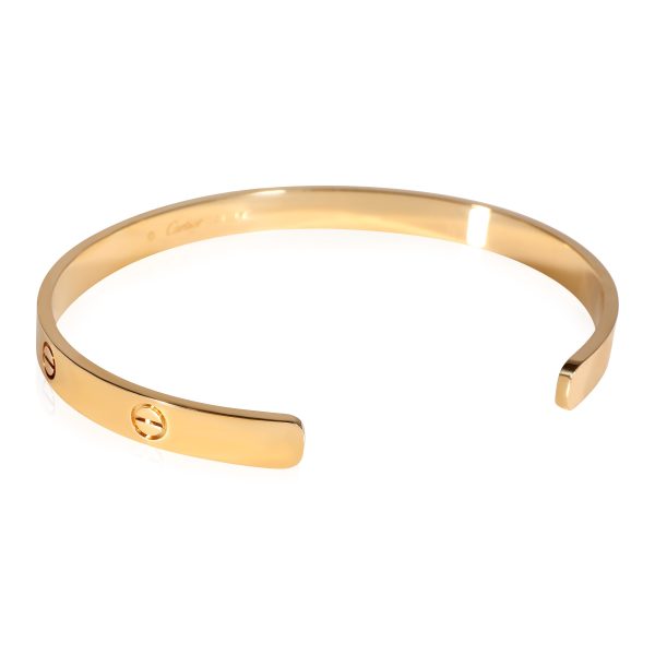 122407 pv Cartier Love Cuff in 18K Yellow Gold