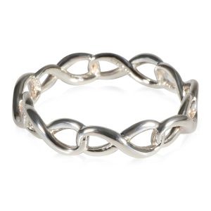Tiffany Co Infinity Band in 925 Sterling Silver Bulgari Monete Brown Leather Bracelet