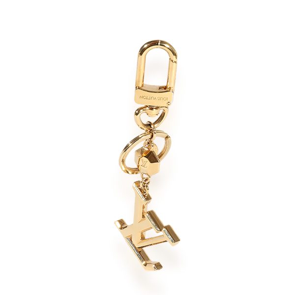 122470 sv aaa0ad97 8f57 46b2 a997 d305b29bd2b2 Louis Vuitton Gold Metal LV Facettes Bag Charm