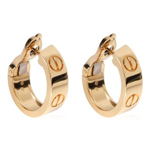 Cartier Love Earrings in 18k Yellow Gold Cart