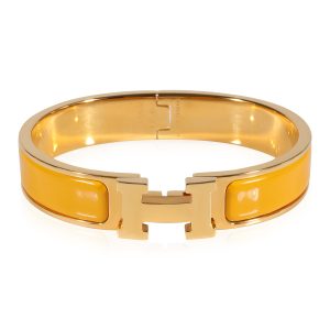 Hermès Clic H Jaune Bracelet Cart