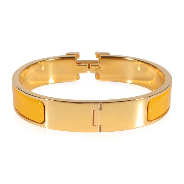 122499 pv ffe39070 fff4 4baf bd0b 5b373abf0f91 Hermès Clic H Jaune Bracelet