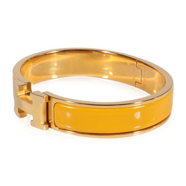 122499 sv d78494a8 4622 4cce aefe b1bbfc939993 Hermès Clic H Jaune Bracelet