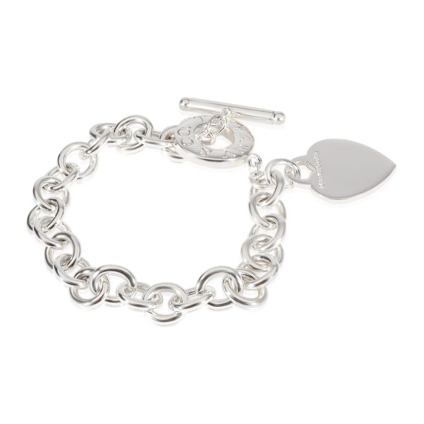 122543 sv 4237caeb 6f2a 47e7 853e c29e5e0ce26b Tiffany Co Toggle Bracelet with Heart Charm in 925 Sterling Silver