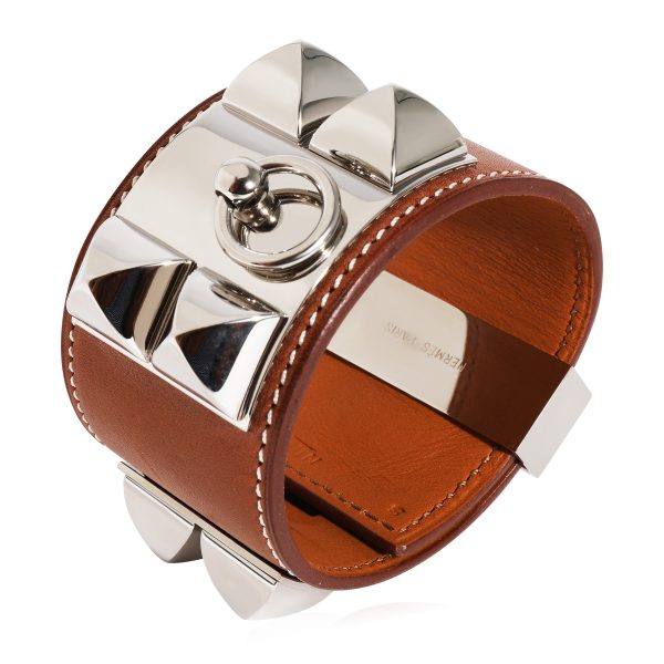 122609 bv 7259c88f e195 48ab 9547 117bfb1349ad Hermès Collier De Chien Palladium Plated Bracelet