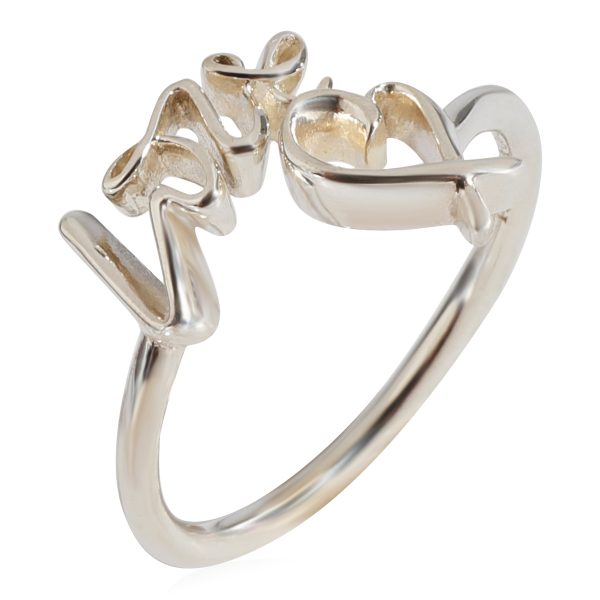 122676 bv Tiffany Co Paloma Picasso Loving Heart Ring in 925 Sterling Silver