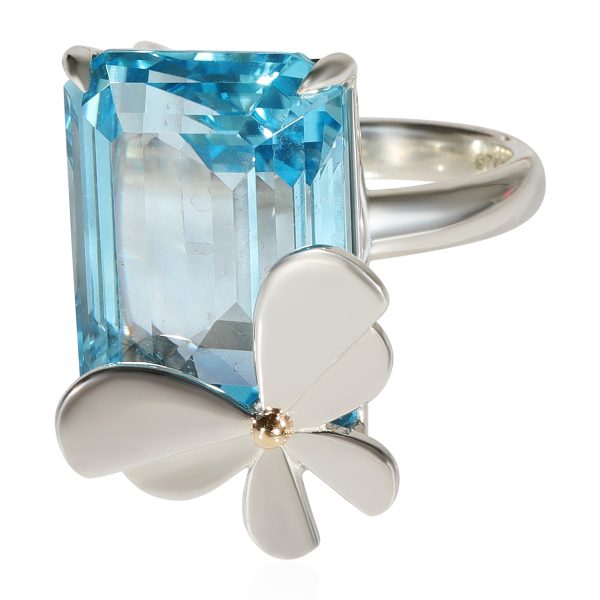 Tiffany Co Return To Tiffany Love Bug Butterfly Blue Topaz Ring Tiffany Co Return To Tiffany Love Bug Butterfly Blue Topaz Ring