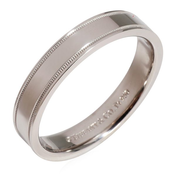 122718 pv 3923e2a8 3e41 42a3 bdeb d2b677f76353 Tiffany Co Essentials Milgrain Diamond Wedding Band in Platinum 001 CTW