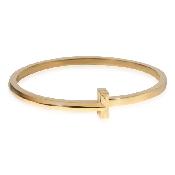 Tiffany Co Tiffany T T1 Narrow Hinged Bangle in 18K Yellow Gold Tiffany Co Tiffany T T1 Narrow Hinged Bangle in 18K Yellow Gold