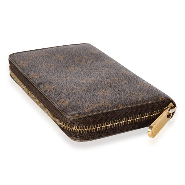 122791 box Louis Vuitton Monogram Canvas Zippy Wallet