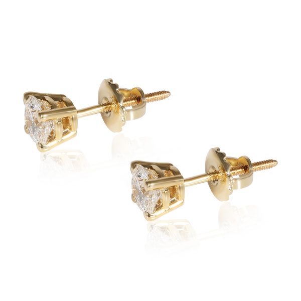 122953 pv af615945 b9e8 4609 a59c 1f286c0b7520 Stud Earring in 14K Yellow Gold 1 CTW