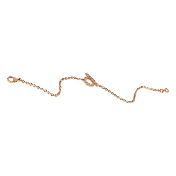 123024 pv Hermès Finesse Diamond Bracelet in 18k Rose Gold 055 CTW