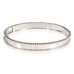 Van Cleef & Arpels Perlee Signature Bracelet in 18K White Gold