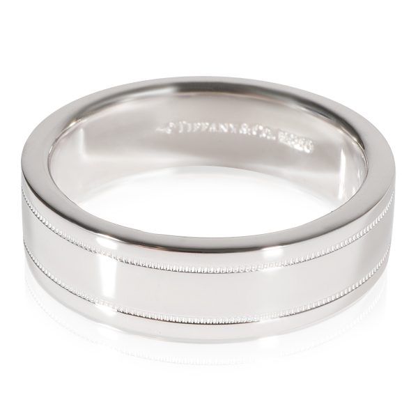 Tiffany Co Tiffany Together Essential Milgrain Band Ring in Platinum Tiffany Co Tiffany Together Essential Milgrain Band Ring in Platinum