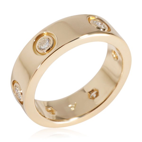 123193 pv Cartier Love 6 Diamond Ring in 18k Yellow Gold 046 CTW