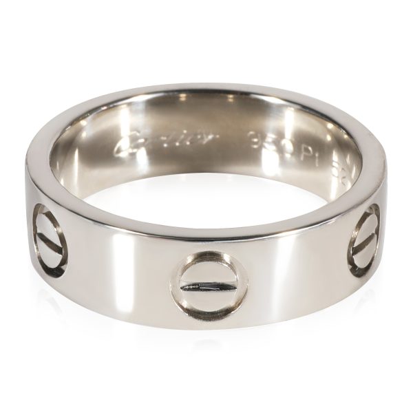 Cartier Love Ring in Platinum Cartier Love Ring in Platinum