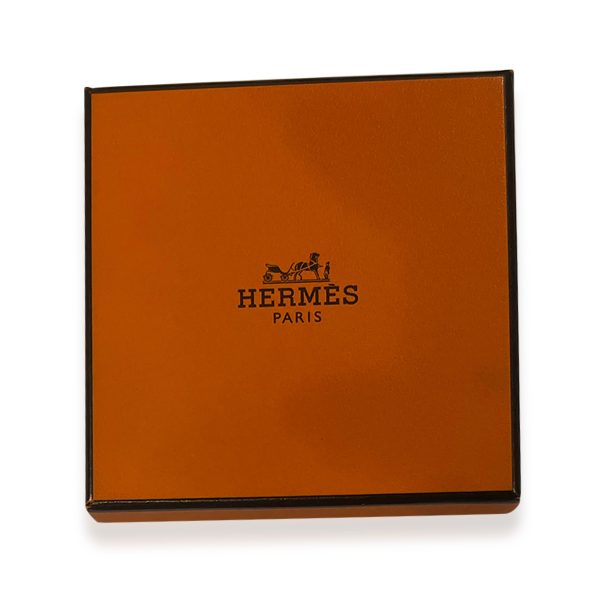 123208 box 02aa02f8 e7ba 43c2 b9f5 21bd9ca56b73 Hermès Plated Clic H Bracelet in Noir