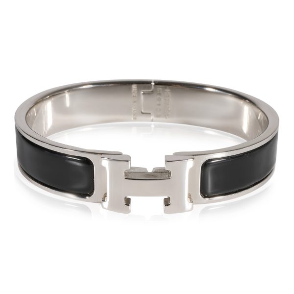 Hermès Plated Clic H Bracelet in Noir Hermès Plated Clic H Bracelet in Noir