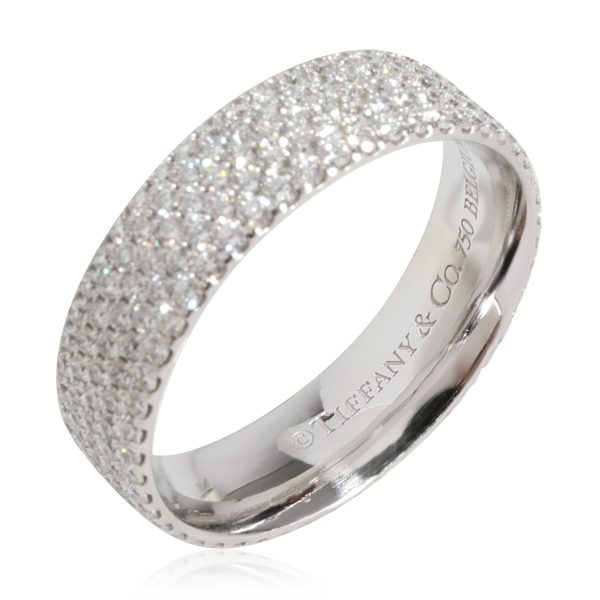 123211 pv 8d565656 9a00 43c9 9d8e 790466b39492 Tiffany Co Metro Diamond 5 Row Wedding Band in 18k White Gold 09 CTW