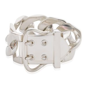 Hermès Large Buckle Bracelet in Sterling Silver Miu Miu Shoulder Bag Clutch Bag Matelasse Black