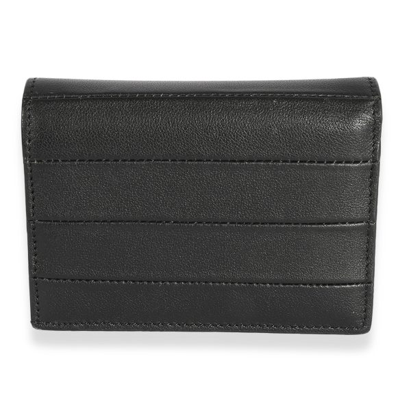 123416 pv 4ef68605 e26f 491d 91fa 812531e6e2d8 Valentino Black Leather VLogo Card Holder Wallet